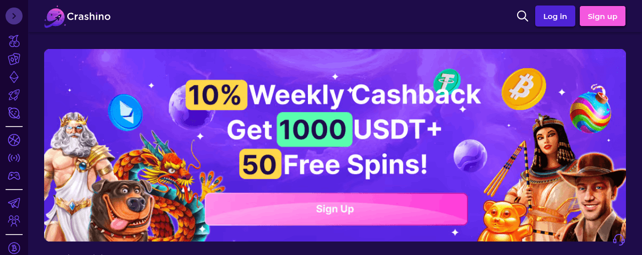 Crashino - strona główna